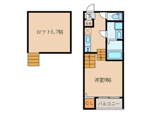 ハーモニーテラス烏森町の物件間取画像